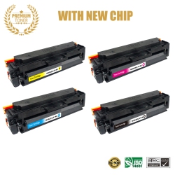 ULTRA TONER [With New Chip] ® Compatible Replacement for 1Set HP 414X (W2020X, W2021X, W2022X, W2023X) Toner Cartridge - HP Color Laserjet Pro Mfp