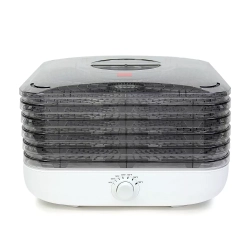RONCO Turbo Ez-Store 5-Tray Dehydrator With Convection Air Flow, Food Preserver Adjustable Temperature Control, Quiet Operation