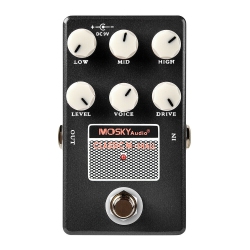 MOSKY Audio Classic M-Shall Speaker Simulation Level Drive Voice Guitar Effect Pedal
