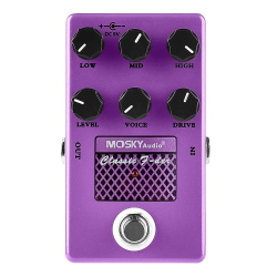 MOSKY Audio Classic F-Der Speaker Simulator Drive Voice Level Guitar Effect Pedal