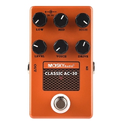 MOSKY Audio Classic Ac-30 Speaker Simulation Level Drive Voice Guitar Effect Pedal