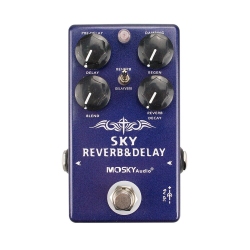 MOSKY Audio Digital Delay & Reverb Guitar Effect Pedal 1300Ms Delay