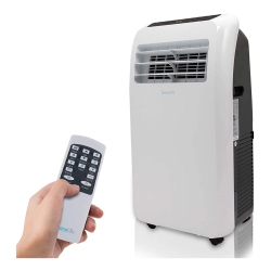 SERENELIFE Slacht128 Portable Air Conditioner Compact Home Ac Cooling Unit \w Built-In Dehumidifier & Fan Modes, Quiet Operation, Includes Window