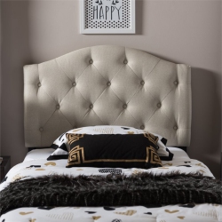 BAXTON STUDIO Myra Faux Leather Upholstered Twin Headboard