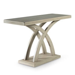 STEVE SILVER COMPANY Steve Silver Jocelyn Wood Sofa Table In Gray