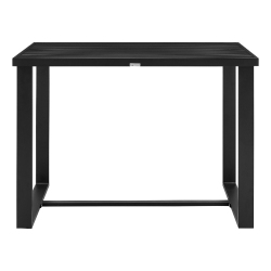 ARMEN LIVING Felicia Outdoor Patio Counter Height Dining Table In In Black