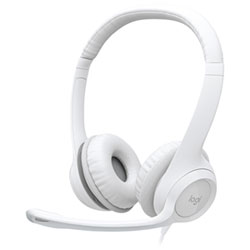 Logitech H390 Wired Headset with Noise Cancelling Microphone - Rose