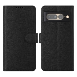 HLD Redluckstar for Google Pixel 7 Pro Case Leather, Pixel 7 Pro Wallet Case, Card Slot Magnetic Closure Rfid Blocking Flip Case for Google Pixel 7