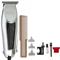 WAHL Professional Detailer Powerful Rotary Motor Trimmer Zero-Overlap T-Shaped Blade + Professional Large Styling 3191-2701 Comb - In Beige