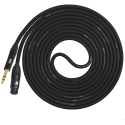 LYXPRO 1/4" Trs to Xlr Female Mic Connector, 6 Feet Xlr Microphone Cable