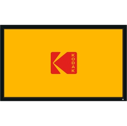 KODAK 120" Projector Screen With Velvet Fixed Frame & Mount Kit In Black