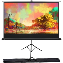 KODAK 60" Portable Projector Screen With Tripod Stand & Lightweight Carry Bag