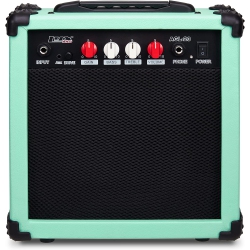 LYXPRO 20 Watt Electric Guitar Amplifier With Built-In Speaker - In Green