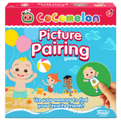 FUNKO GAMES Cocomelon: Picture Pairing (Multilingual) 2-4 Players, Ages 3+, 10 Minutes