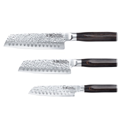 CUISINE::PRO Damashiro® Emperor Santoku Set Of 3