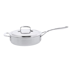 DEMEYERE Intense 5 24 Cm 18/10 Stainless Steel Saute Pan With Lid