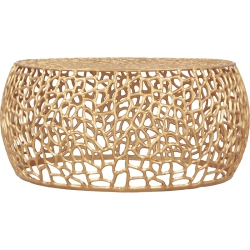 MERIDIAN FURNITURE Gemma Diamond Shaped Steel Coffee Table