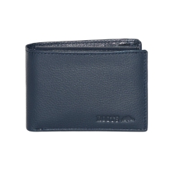 ROOTS Leather Slimfold Wallet With Removable Id In Multicolor