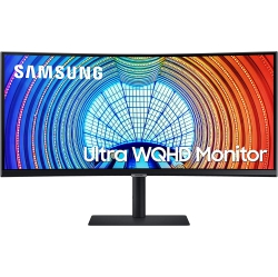SAMSUNG 34" Ultrawide Wqhd Curved Monitor (Ls34A654Ubnxgo)-3 Year Warranty