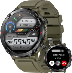 LIGE Smart Watches Men1.6 Big Touchscreen Outdoor Military Activity Fitness Tracker Bluetooth Answer Calls Smartwatch \w Heart Rate Sleep Monitor