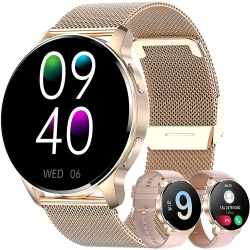 LIGE Smart Watch for Women Make/receive Call With Ai Voice Assistant Message Alert Fitness Tracker Pedometer Minimalist 1.32 HD Touchscreen Women's