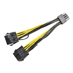 NVIDIA New Dual 8 to 8 Graphics Power Cable 030-0571-000 Tesla K80 M60 M40 P100
