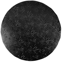 EASYSWEETZ Round Cake Board – 12″ X ½” - 6 PCs. In Black