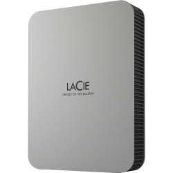 LACIE Mobile Drive 4Tb 3.5" USB 3.2 Gen 1 Desktop External Hard Drive - Moon - (Stlp4000400) In Silver