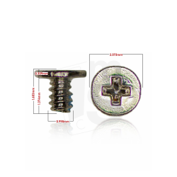 ESOURCE PARTS Replacement Screw Box 2.0 Refill [ 1E7 ] (100 Pack)