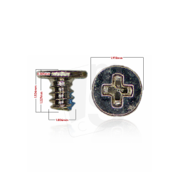 ESOURCE PARTS Replacement Screw Box 2.0 Refill [ 1G2 ] (100 Pack)