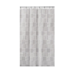 ITY INTERNATIONAL - Peva Shower Curtain, 71" X 71", Brick Pattern