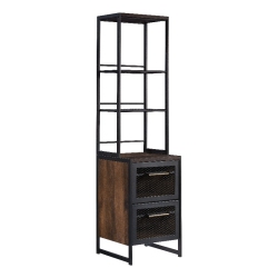 SAUDER Briarbrook Engineered Wood/metal File Tower In Barrel Oak