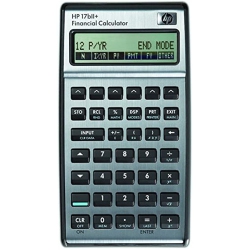 HP 17Bii+ Financial Calculator 250+ Built In Functions 2 Lines X 22 Character Display With Adjustable Contrast Used for Cfp Certification Exam