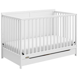 Graco Melrose 5-in-1 Convertible Crib with Drawer - Black