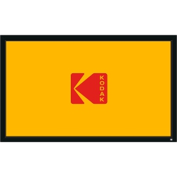 KODAK 100" Projector Screen With Velvet Fixed Frame & Mount Kit In Black