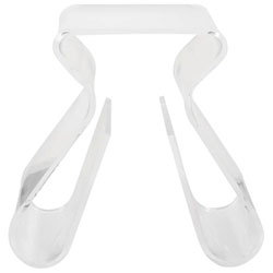 Magino Stool with Magazine Rack - Clear