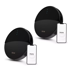 IHOME (2 Pack) Autovac Eclipse Robot & Self Charging Vacuum Cleaner & Mop