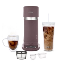 MR. COFFEE Single-Serve Iced And Hot Coffee Maker With Reusable Tumbler And Nylon Filter