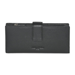 CLUB ROCHELIER Ladies Clutch Wallet With Tab In Black