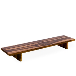 EFFYDESK Deskshelf - Solid Wood Monitor Riser Sturdy Computer Monitor Riser And Multi-Purpose Desktop Storage Organizer Shelf for Laptop And Desktop