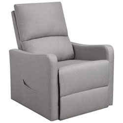 Willow Contemporary Power Reclining Lift Chair - Light Grey