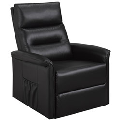 Ariel Contemporary Reclining Lift Chair - Black