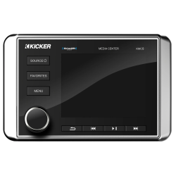 KICKER 46Kmc5 Kmc5 Weather-Resistant Gauge-Style Media Center W/bluetooth; Rohs Compliant