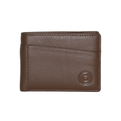 CLUB ROCHELIER Slimfold Wallet With Removable Id In Brown