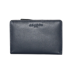 CLUB ROCHELIER Ladies Medium Leather Bifold Wallet In Navy