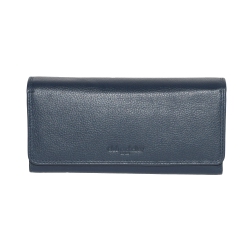 CLUB ROCHELIER Clutch Wallet With Checkbook And Gusset In Multicolor