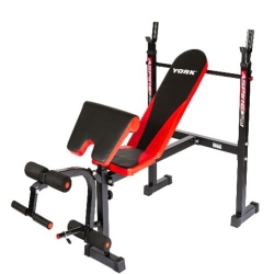 YORK FITNESS Aspire 320 Multi Purpose Flat to Incline Bench W/ Arm/leg Curl