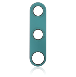 ESOURCE PARTS Replacement Back Camera Lens Compatible for Motorola One Fusion (Xt2073 / 2020) (Emerald Green) (2 Piece Set)