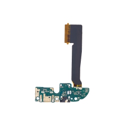 ESOURCE PARTS Replacement Charging Port Flex Cable Compatible for Htc M8 (Double Antenna Connector)
