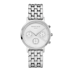 ROSEFIELD Gabby Chronograph Stainless Steel Bracelet Watch In Multicolor